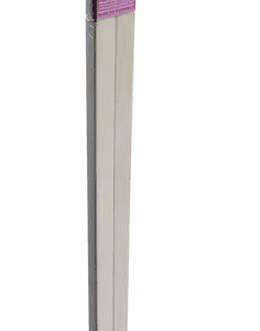 A tall pole with a white background