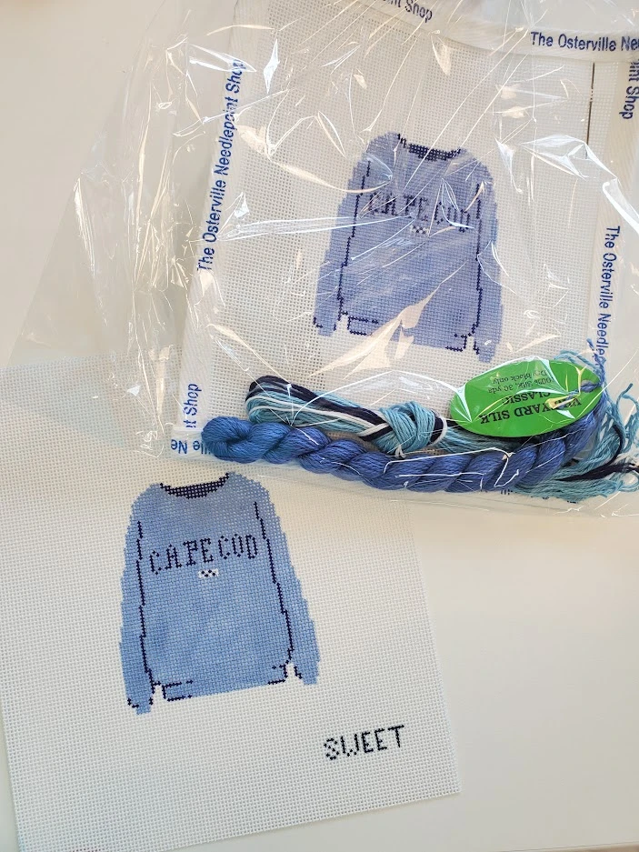 A bag of clothes is shown with the name of the shirt.