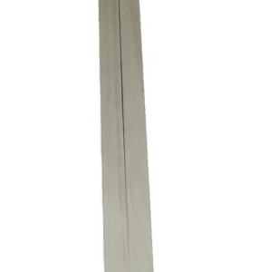 A white pole with two poles attached to it.