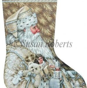 Christmas Santa Stocking 18 mesh