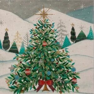Christmas Tree with Aqua