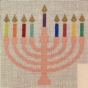 Pink Menorah