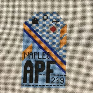 Naples Vintage Travel tag