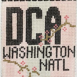 Washington DCA Vintage Travel Tag
