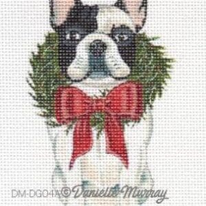 Christmas Boston Terrier