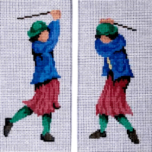 Lady Golfer Eyeglass Case