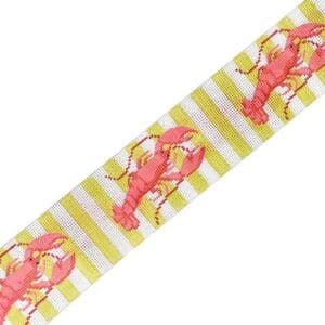 Lobster belt on Lime stripes
