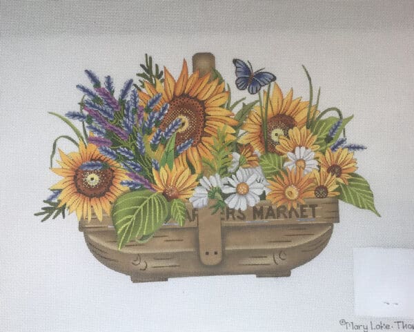 Sunflower Basket