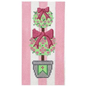 Pink Topiary Eye Glass Case