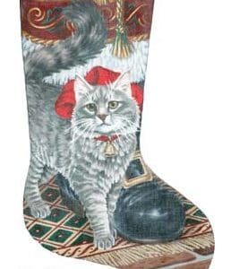 Kitty and Santa Stocking