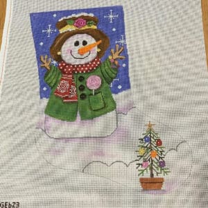Snow Woman Stocking