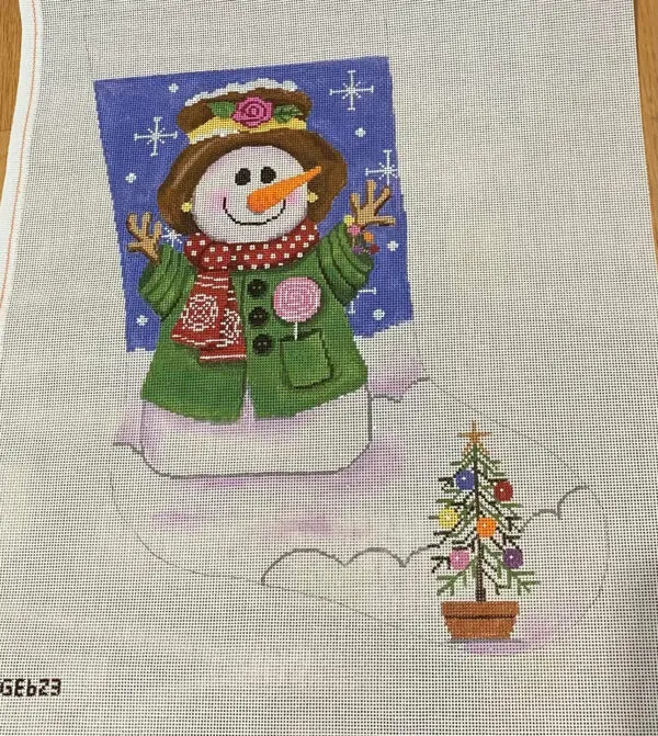 Snow Woman Stocking