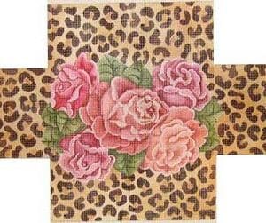 Roses on Leopard Pelt