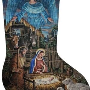 Angel Above Stocking