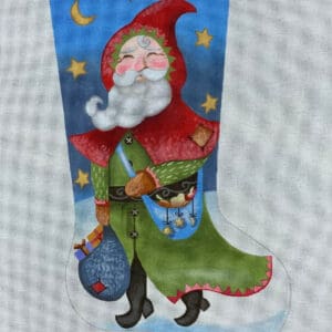 Traveling Santa Stocking