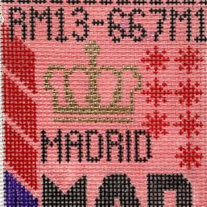 Madrid Vintage Travel Tag