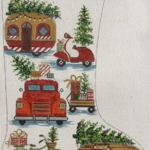 Antique Travel Stocking