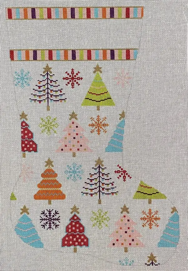 Whimsical Tree Stocking