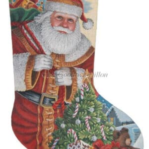 Santa Moonlit Arrival