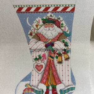 Pink Santa Stocking