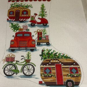 Antique Travel Stocking