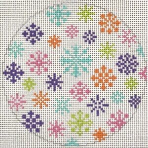 White Scattered Snowflakes