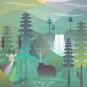 Great Smokey Mountains Poster
