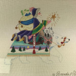 Santa on Polar Bear RESTASHING