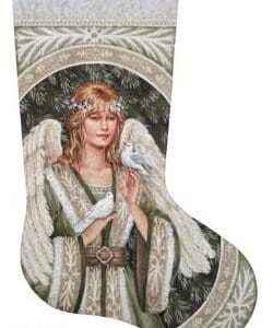 Evergreen Angel Stocking