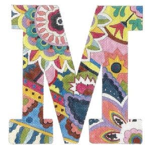 Floral Letter M