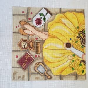 Beauty stitching girl