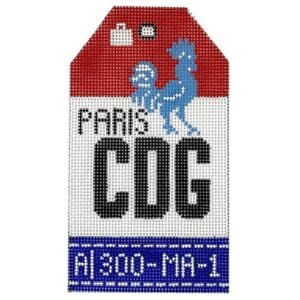 Charles De Gaulle Vintage Tag