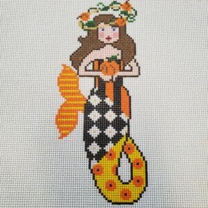 Fall Pumpkin Mermaid