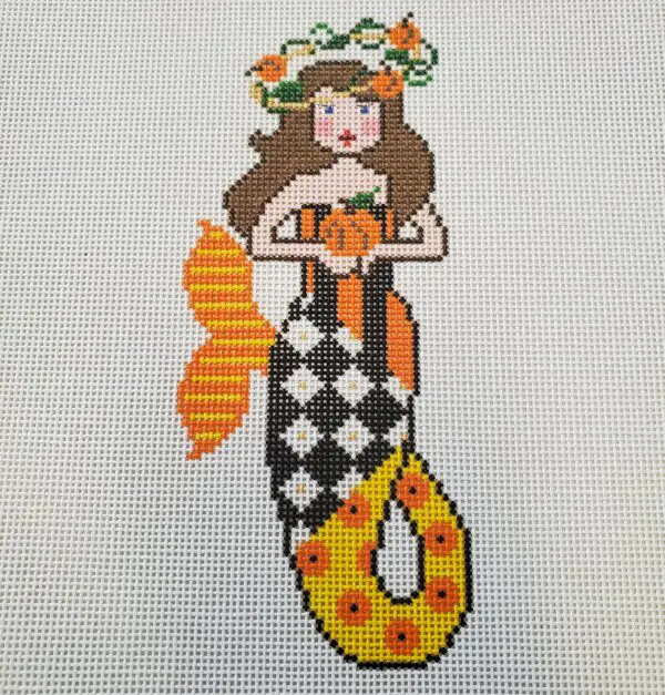 Fall Pumpkin Mermaid