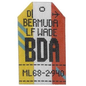 Bermuda Vintage Luggage tag