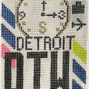 Detroit Vintage Travel Tags