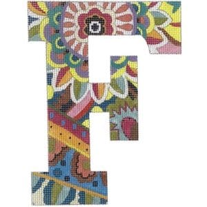 Floral Letter F