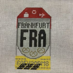 Frankfurt Vintage Travel Tag