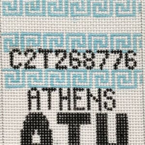 Athens Vintage Travel Tag
