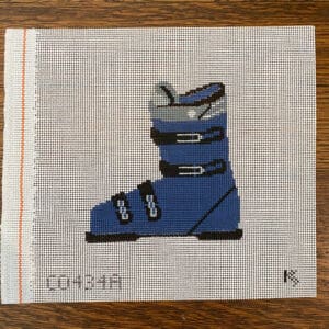 Blue Ski Boot