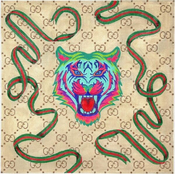 Gucci Inspired Scarf series. Tiger