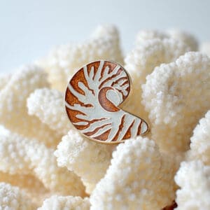 Nautilus Shell Needle Minder