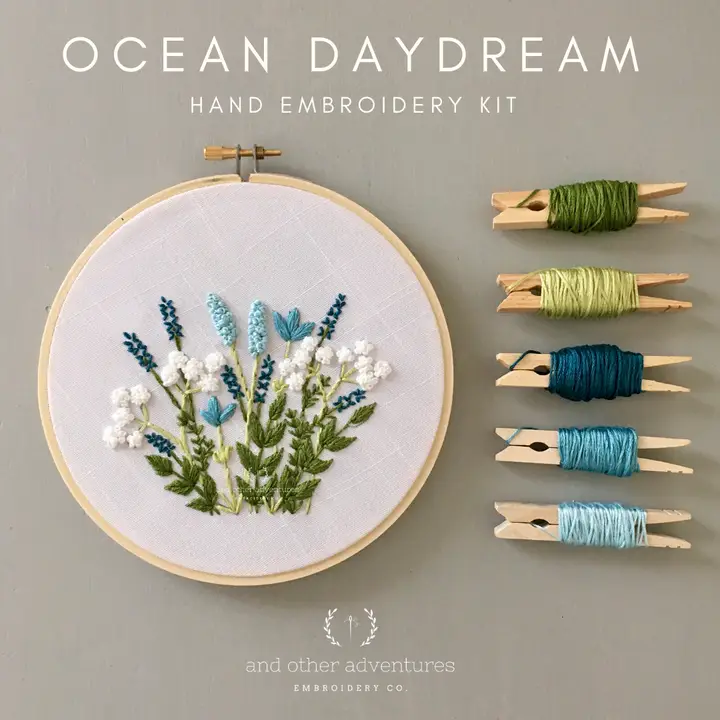 Embroidery Kit- Ocean Daydream