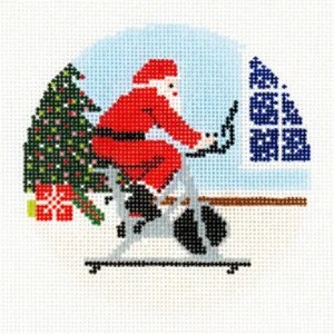 Sporty Santa Spinning