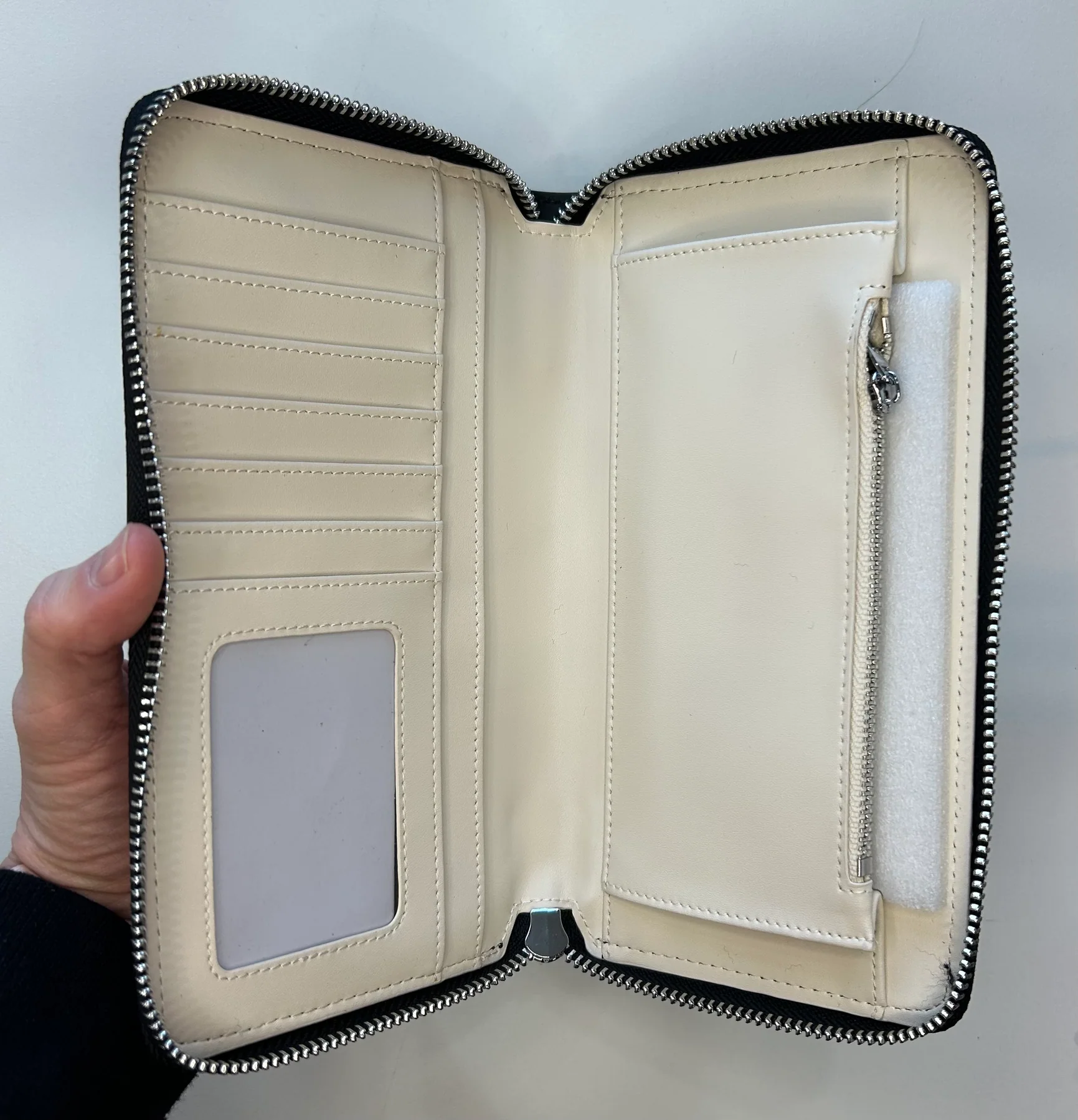 All In Wallet Black with Ivory - Image 2
